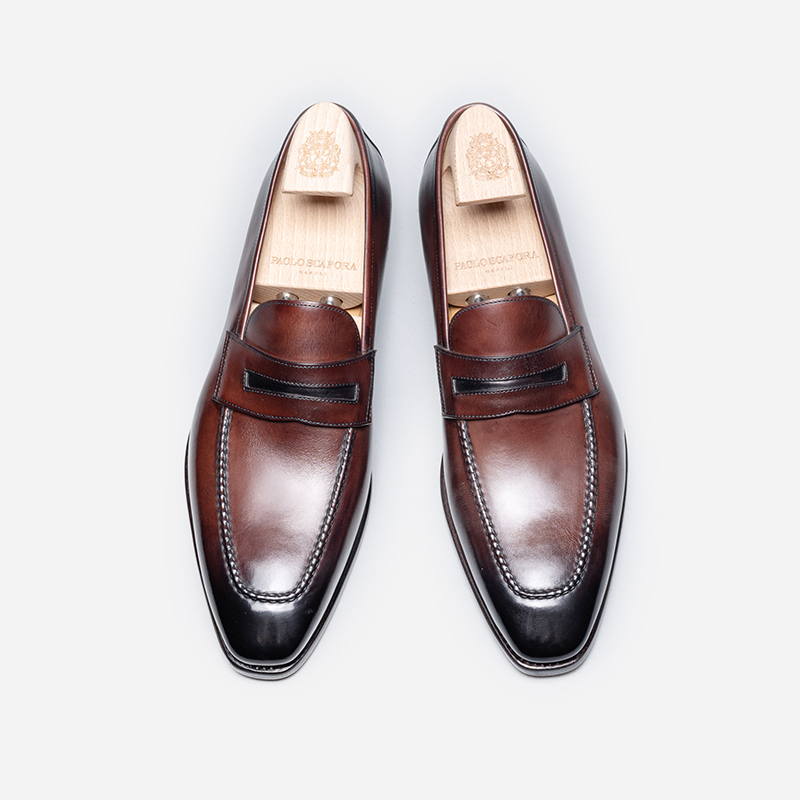 90s イタリア製 Paolo Scafora タッセルローファー Paolo Scafora, Penny Loafer, Italy – Medallion Shoes